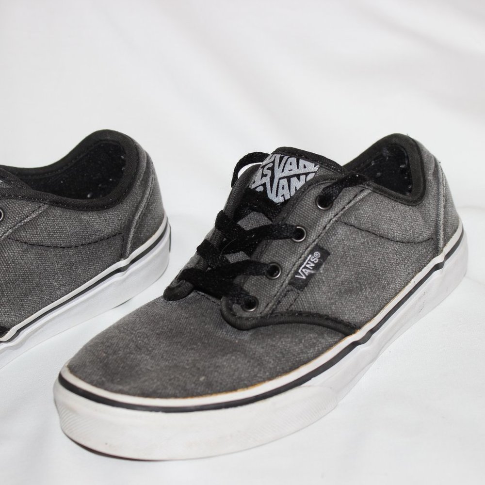 VANS Off The Wall TB4R Sneakers Skate Shoes Gray Youth size  3.5